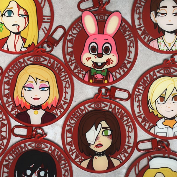 SILENT HILL double-sided acrylic charm transparent keychain