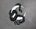 SERPENS | witchy snake moon clear vinyl sticker