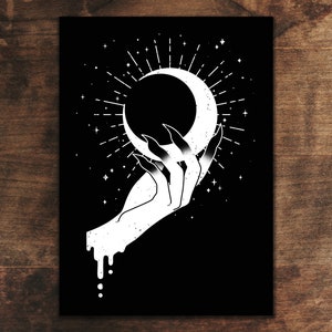 NYX 5x7 matte art print witchy goth occult