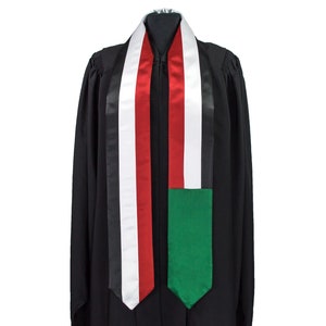Sudan Flag Graduation Sash/Stole International Study Abroad Adult Unisex