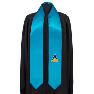 St Lucia Flag Graduation Sash/Stole International Study Abroad Adult Unisex