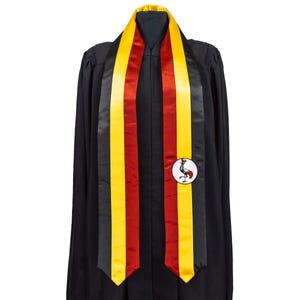 Uganda Flag Graduation Sash/Stole International Study Abroad Adult Unisex