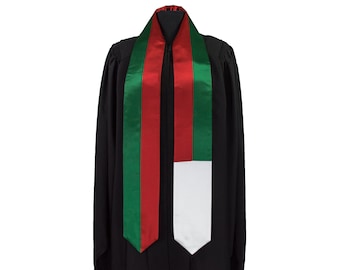 Madagascar Flag Graduation Sash/Stole International Study Abroad Adult Unisex