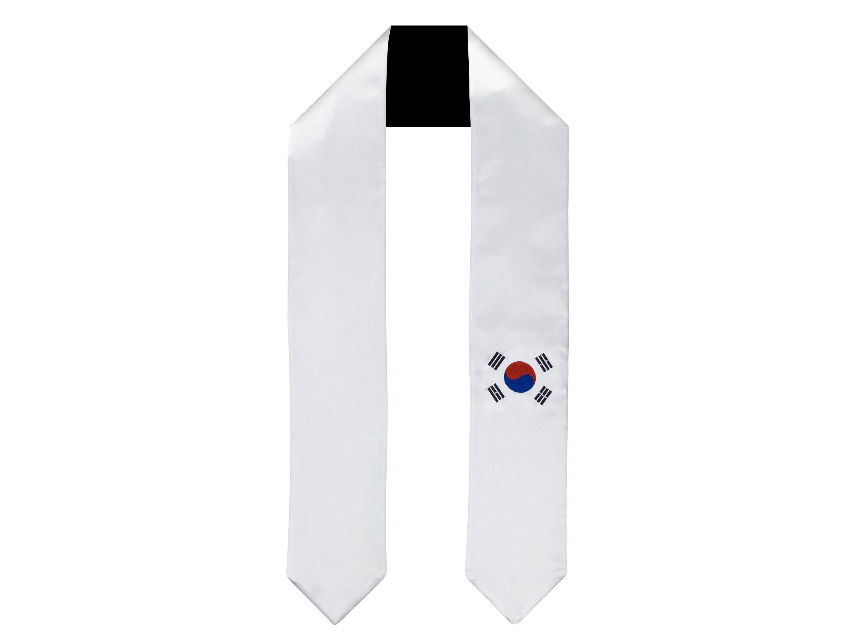 South Korea Flag Graduation Sash/Stole International Study Etsy