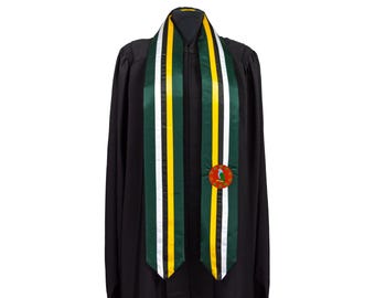 Dominica Flag Graduation Sash/Stole International Study Abroad Adult Unisex