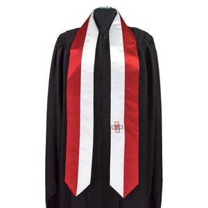 Malta Flag Graduation Sash/Stole International Study Abroad Adult Unisex