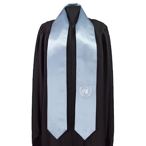 United Nations Flag Graduation Sash/Stole International Study Abroad Adult