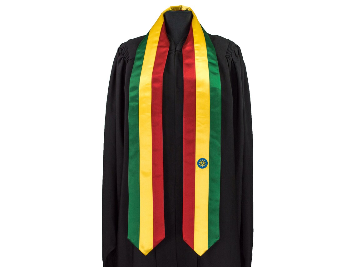 Ethiopia Flag Graduation Sash/stole International Study Abroad Etsy