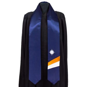 Marshall Isl Flag Graduation Sash/Stole International Study Abroad Adult Unisex
