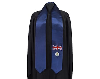 Bandera de las Islas Caimán Graduación Faja/Estola Estudios Internacionales en el Extranjero Adulto Unisex
