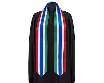 Gambia Flag Graduation Sash/Stole International Study Abroad Adult Unisex