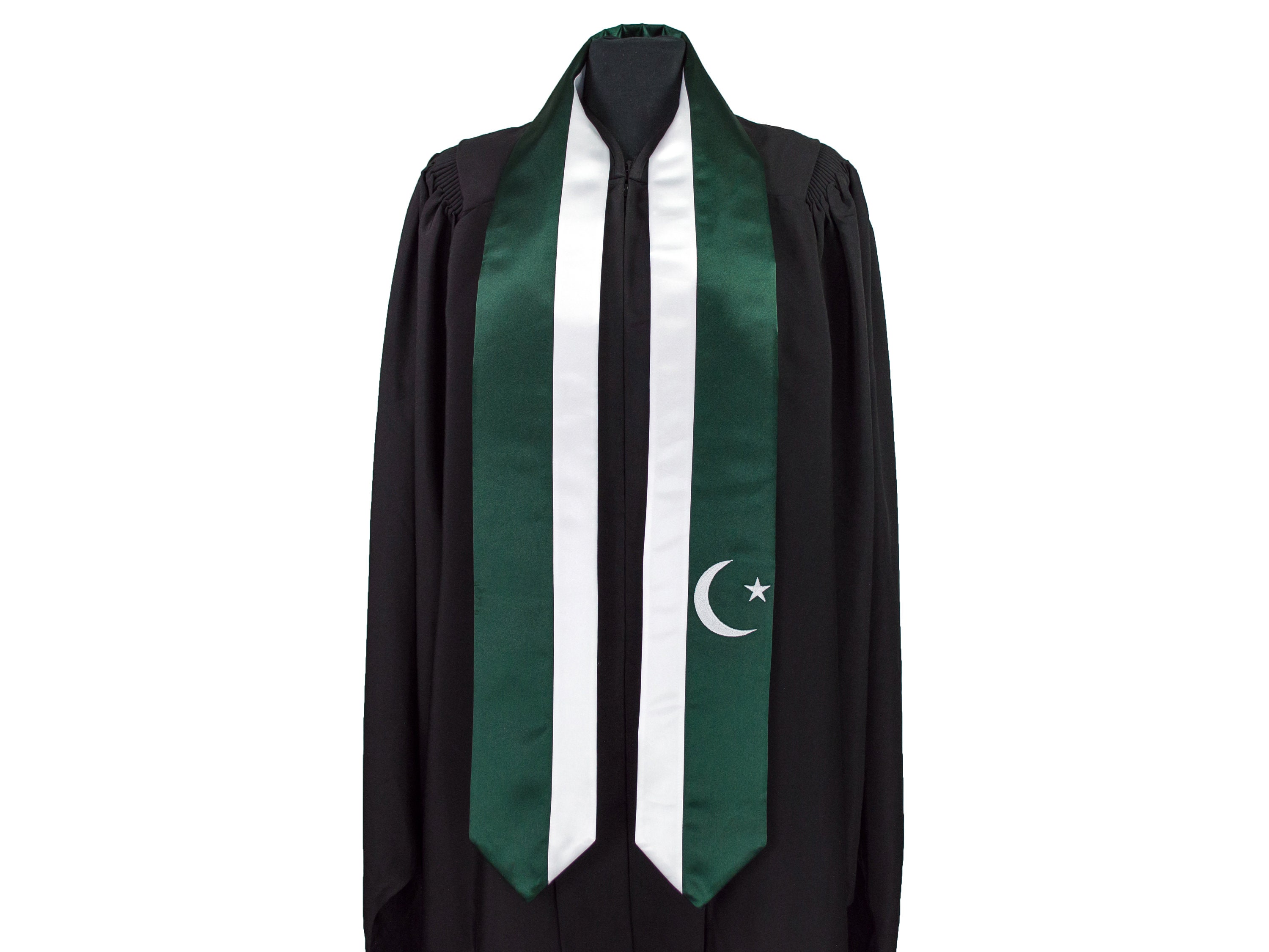 Pakistan Flag Graduation Sash/Stole International Study Abroad Adult Unisex