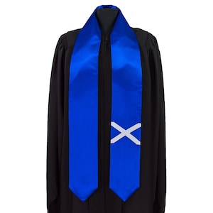Scotland St Andrews Cross Flag Graduation Sash/Stole International Study Abroad
