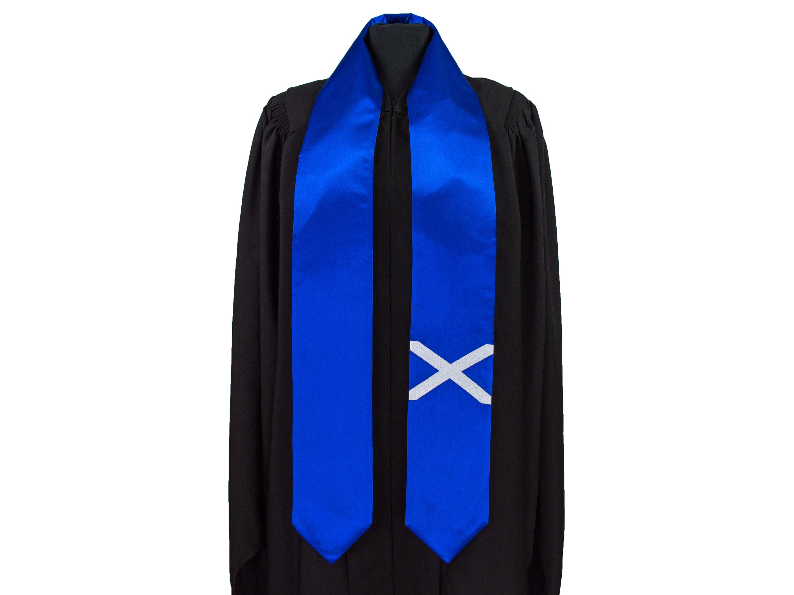 DOUBLE SIDED Greece Flag Graduation Stole Greece Flag