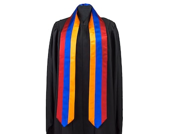 Armenia Flag Graduation Sash/Stole International Study Abroad Adult Unisex