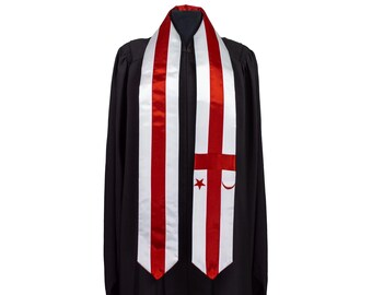 Mi'kmaq Nation Indigenous Peoples Native American flag Graduation Sash