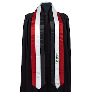 Irakische Flagge Abschluss Schärpe/Stola International Studie im Ausland Erwachsene Unisex