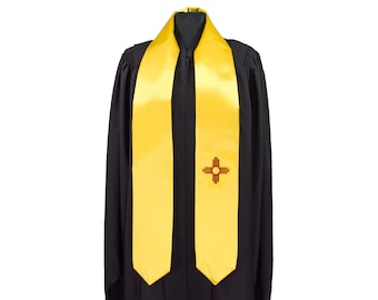 New Mexico Flag Graduation Sash/Stole International Study Abroad Adult Unisex