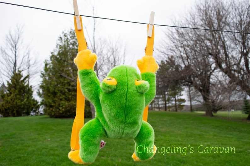 Frog Beanie Buddy Backpack