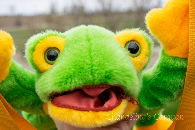 Frog Beanie Buddy Backpack
