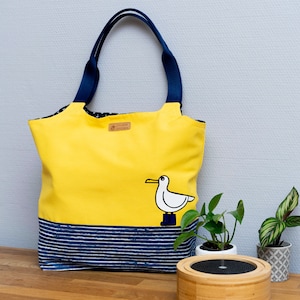 DIY Nähset / Nähpaket Charlie Bag / Einkaufstasche Maritim Design Bild 1