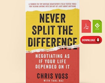 Never Split the Difference by Chris Voss (ePub, PDF)