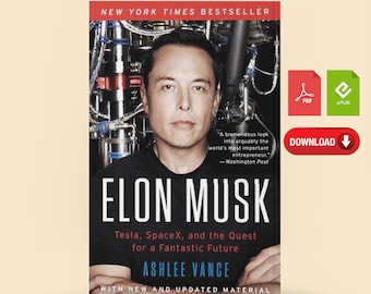 Elon Musk Biography by Ashlee Vance (ePub, PDF)