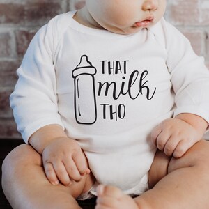 That milk tho ONESIES®, Expecting mom gift, Funny baby clothes, Birth announcement outfit, Newborn baby bodysuit