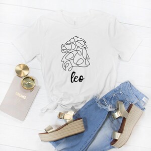 Leo zodiac shirt, Leo t-shirt, Leo tee, Leo shirt, Leo birthday gift, Leo constellation