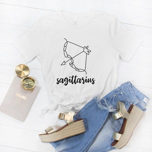 Chemise du zodiaque sagittaire, t-shirt Sagittaire, tee Sagittaire, chemise Sagittaire, cadeau d’anniversaire Sagittaire, constellation du Sagittaire