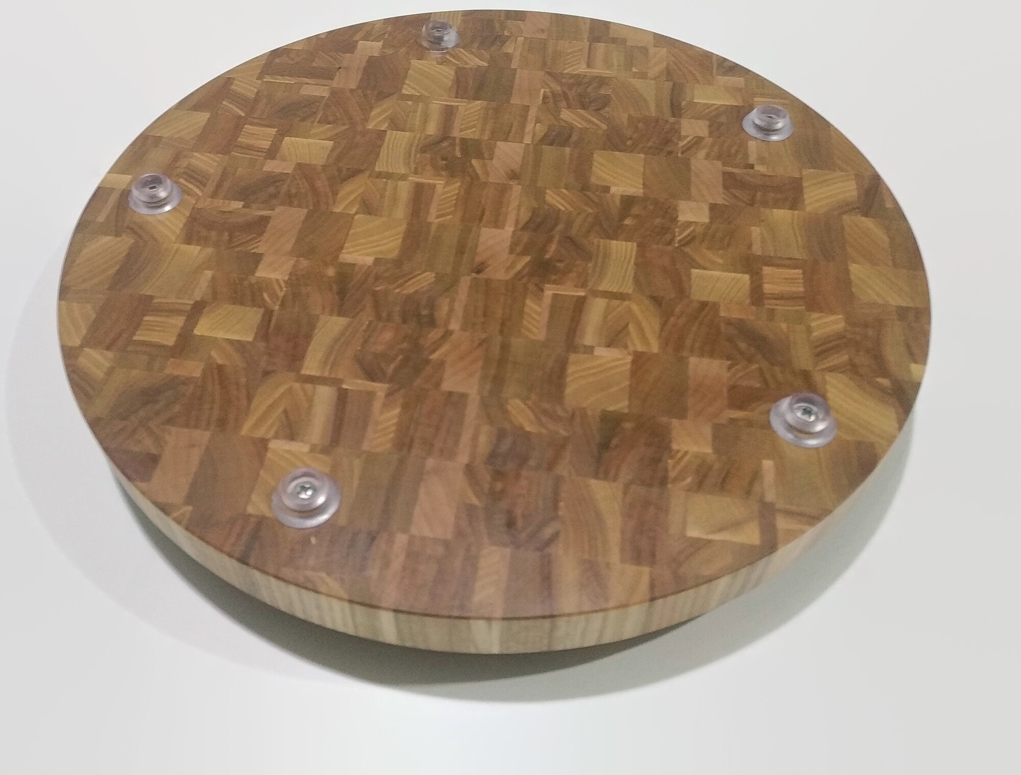 300mm Round Butcher Block End Grain Round Cutting Board Etsy