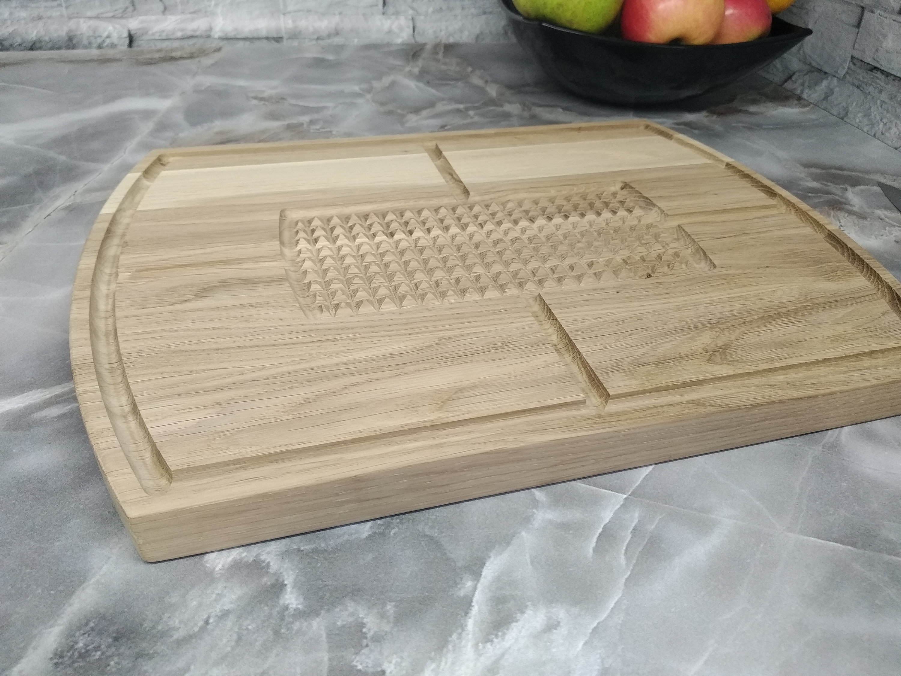 Wooden cutting boards 40x29x2.5 cm Large meat carving board Etsy