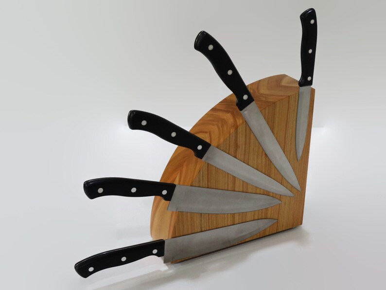 Knife Block Professional Chef Equipment Knife Etsy