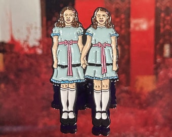 The Shining Twins Pin Enamel Horror Fan Gift Memorabilia Movie The Shining Halloween Grady Twins Jack Torrence Stanley Kubrick Stephen King