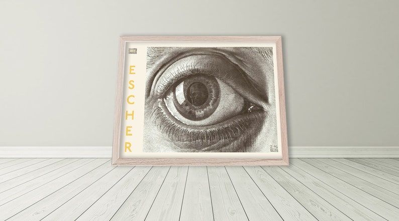 M. C. ESCHER EYE Print Gallery Poster Exhibition Poster - Etsy Singapore