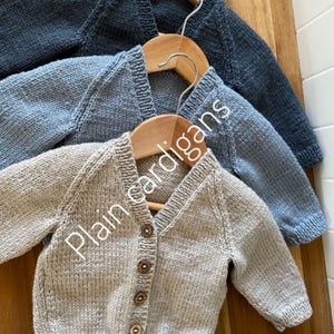 Cardigan, NB, 0-3 Mths 3-6 Mths, 6-12 Mths, 1-2 years Hand Knitted 100% Wool, Unisex Clothes, Boy Cardigan, Girl Cardigan, Baby Gift,