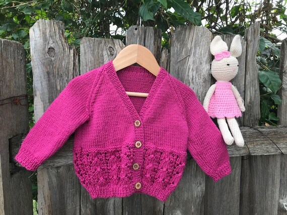 Baby Gift SET 6-18 months Cardigan & Bunny
