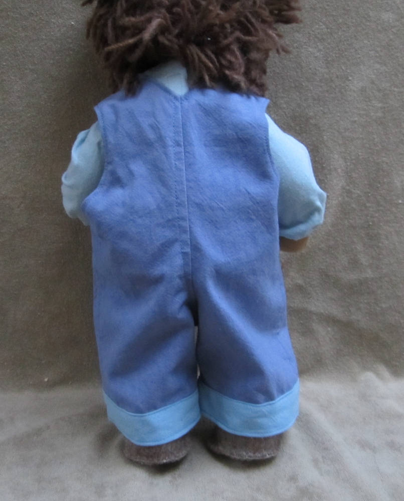 Button Overall Pattern PDF Sewing Pattern: Overalls for Button Jointed Waldorf Dolls, 40 Cm ...