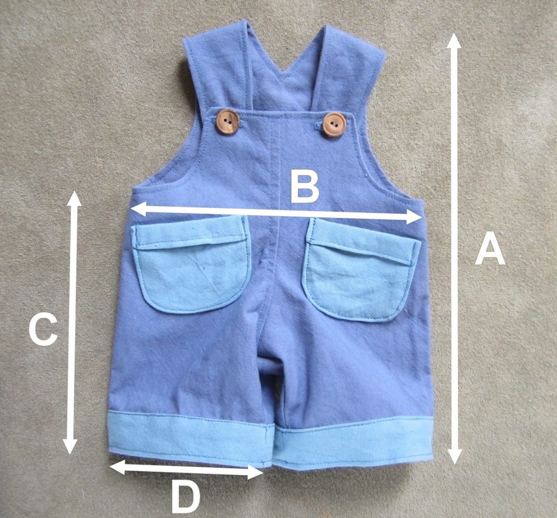 Button Overall Pattern PDF Sewing Pattern: Overalls for Button Jointed Waldorf Dolls, 40 Cm ...
