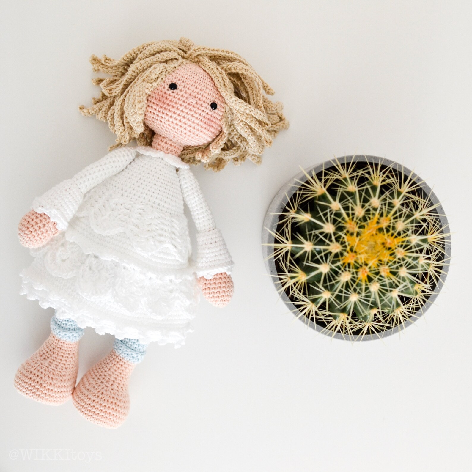 Happy Threads Handcrafted Amigurumi- Zoya  Doll