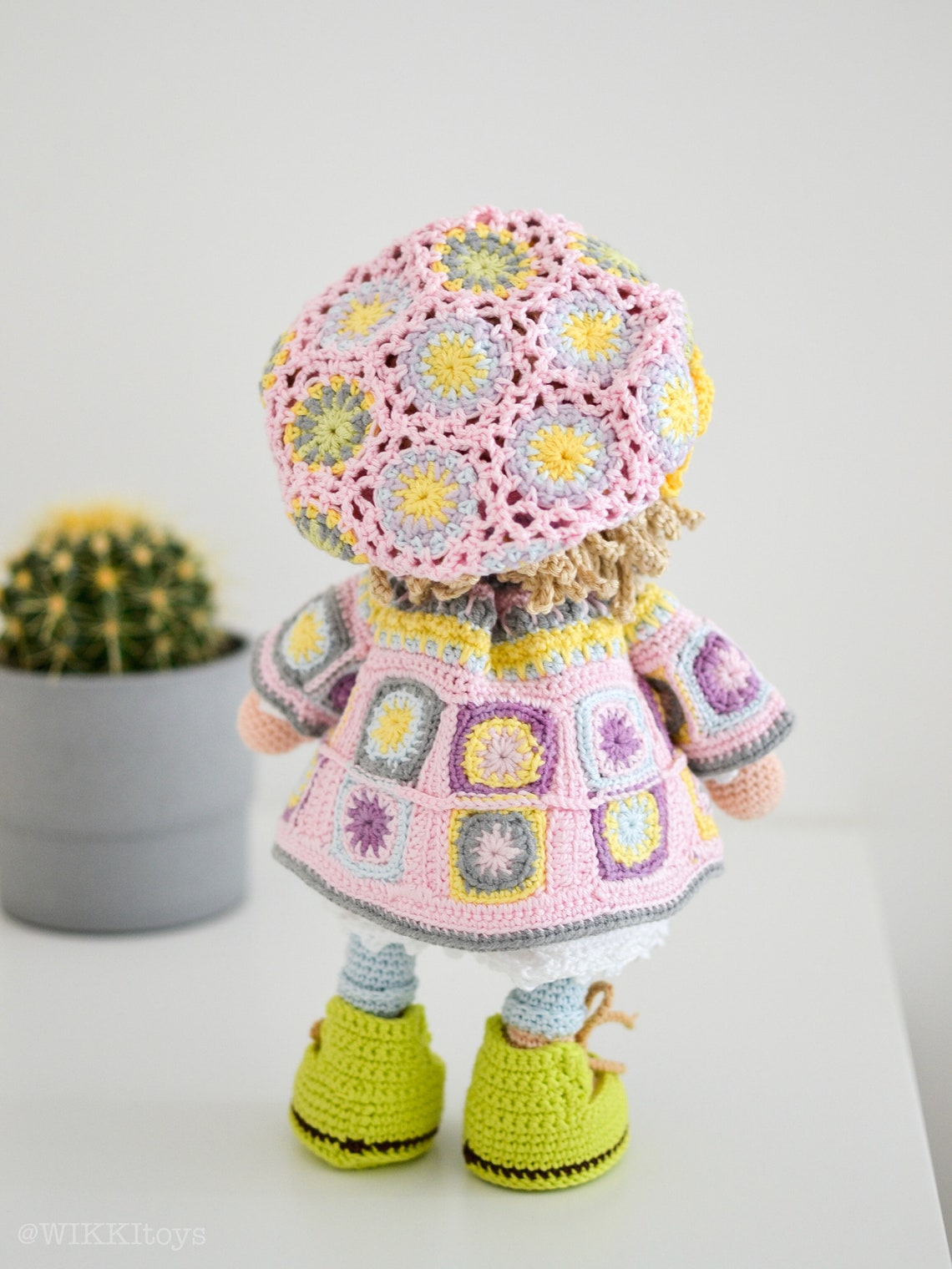 Happy Threads Handcrafted Amigurumi- Zoya  Doll main image 1