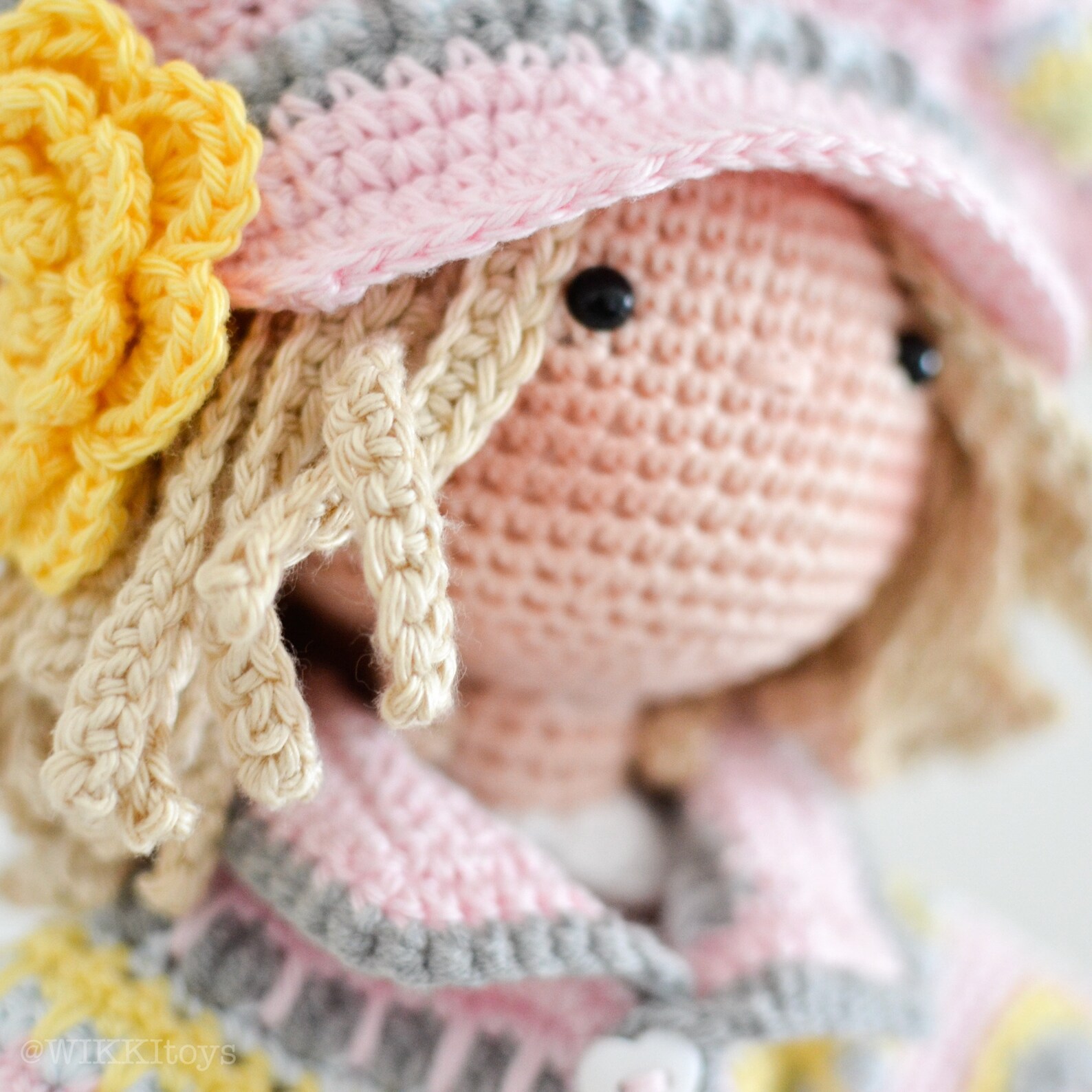 Happy Threads Handcrafted Amigurumi- Zoya  Doll main image 0