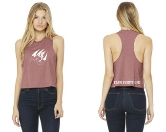 BeastThoughts Razorback Crop Top