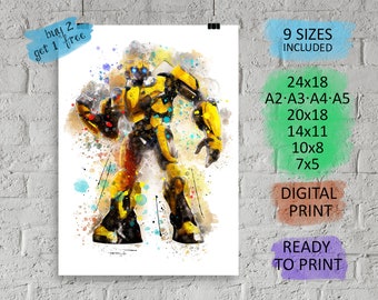 Transformers Print Optimus Prime Printable Optimus Prime Etsy