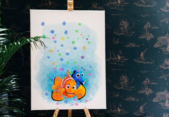Finding Nemo Dory Personalised Poster A5 Print Wall Art Custom Name ✔