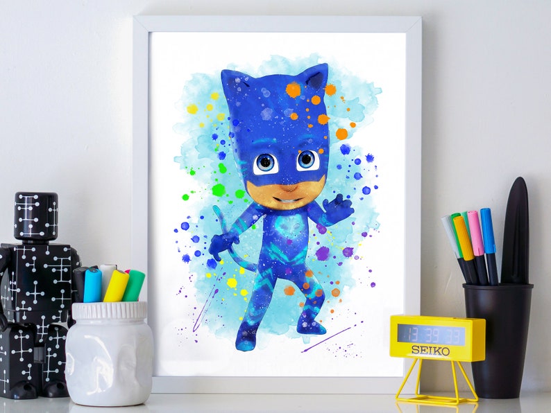 PJ Masks print PJ Masks Catboy print PJ Masks printable pj | Etsy