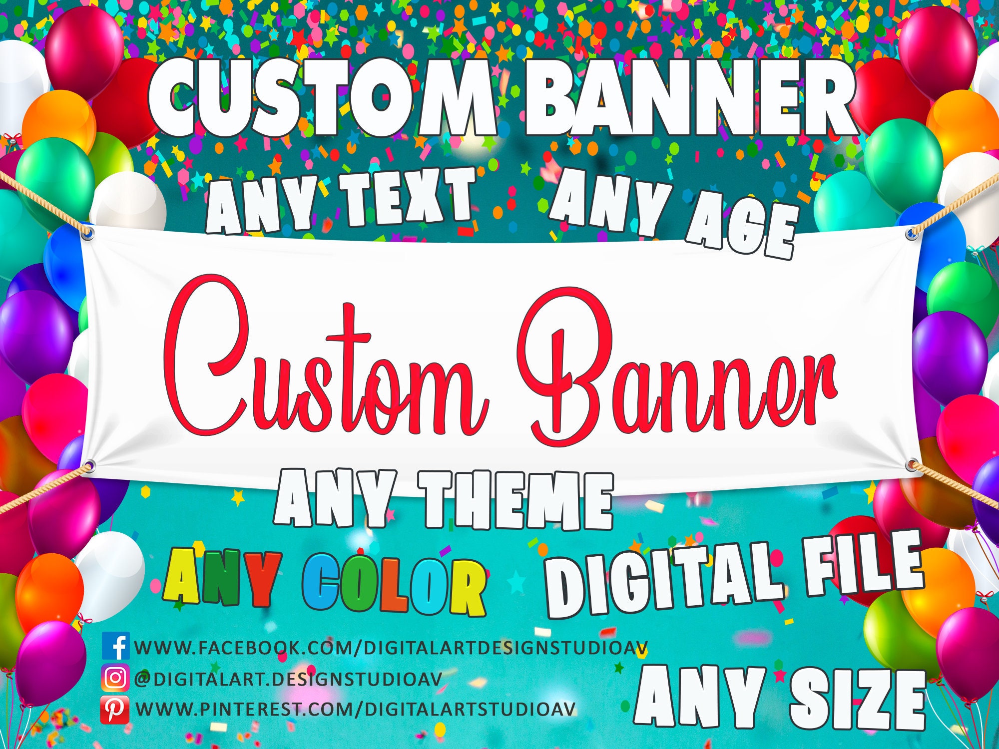 personalized banners