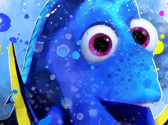 Finding Nemo Print Finding Dory Print Finding Nemo Room Decor Etsy