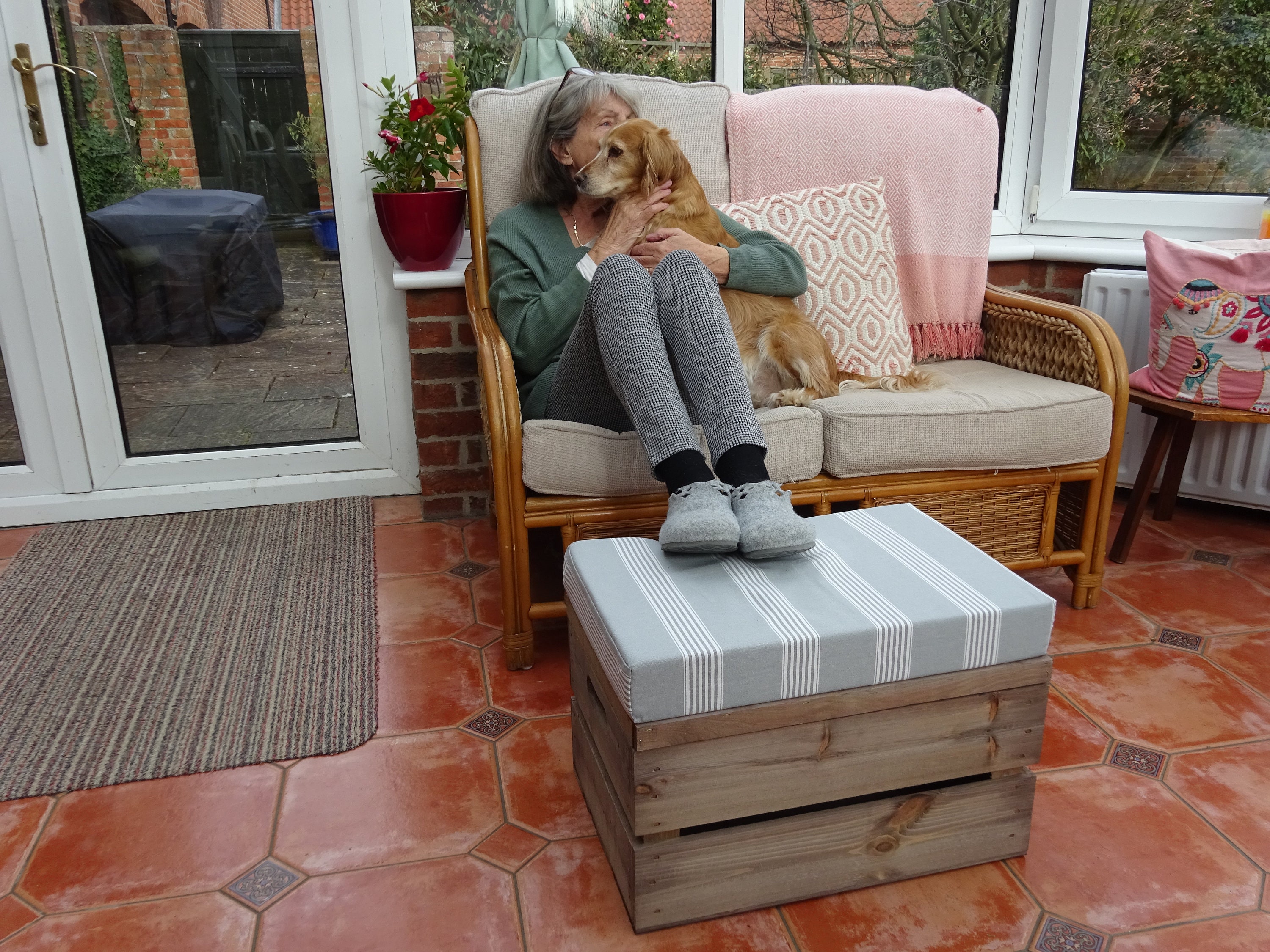 Patio Storage Stool Etsy UK