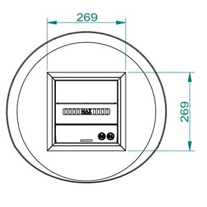 Schlanker und umweltfreundlicher Bio-Ethanol-Kamin rauchfrei, abzugsfrei, aufgehängtes/schwebendes Design Bild 8